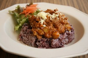 ひよこ豆のキーマカレー